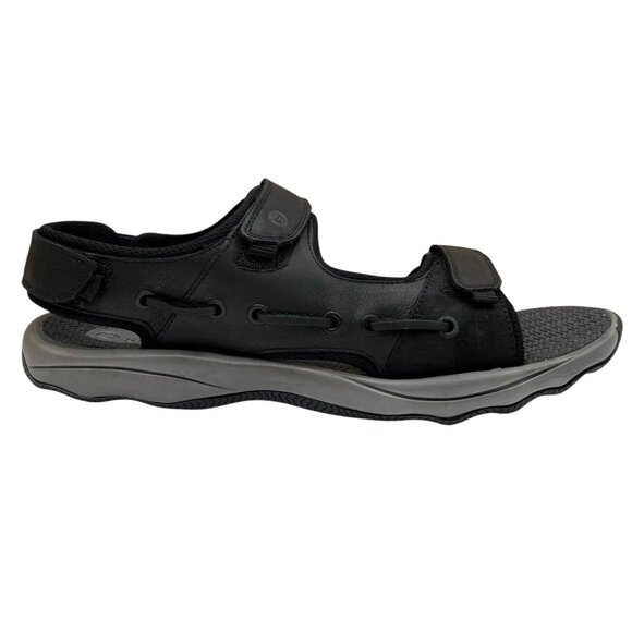 Sperry Rivington Men\'s Leather Sandals Size 13 Black Adjustable Straps Open‎ Toe main image 7